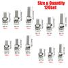 560-piece stainless steel hex bolt, nut, spring, and washer set, M3, M4, M5, and M6, lengths ranging from 10mm to 40mm.