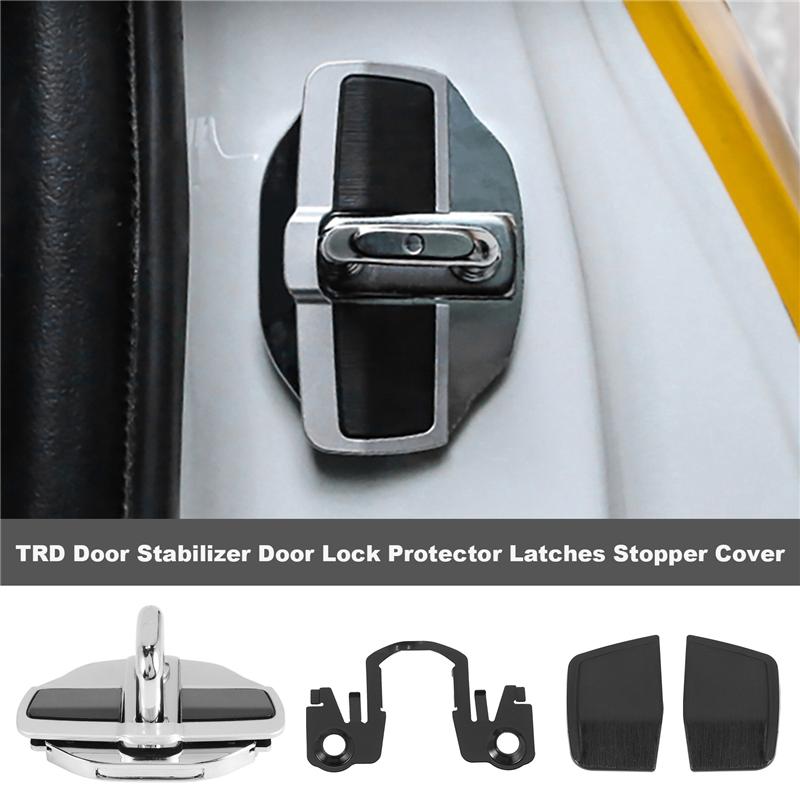 TRD Door Stabilizer Door Lock Protector Latches Stopper Cover For Lexus All Series ES GX460 LC LS LX NX RX UX