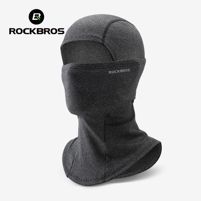 ROCKBROS Winter Radsportmaske Fleece Thermisch Warmhalten Winddicht Radfahren Gesichtsmaske Sturmhaube Skimaske Angeln Skifahren Mütze Kopfbedeckung