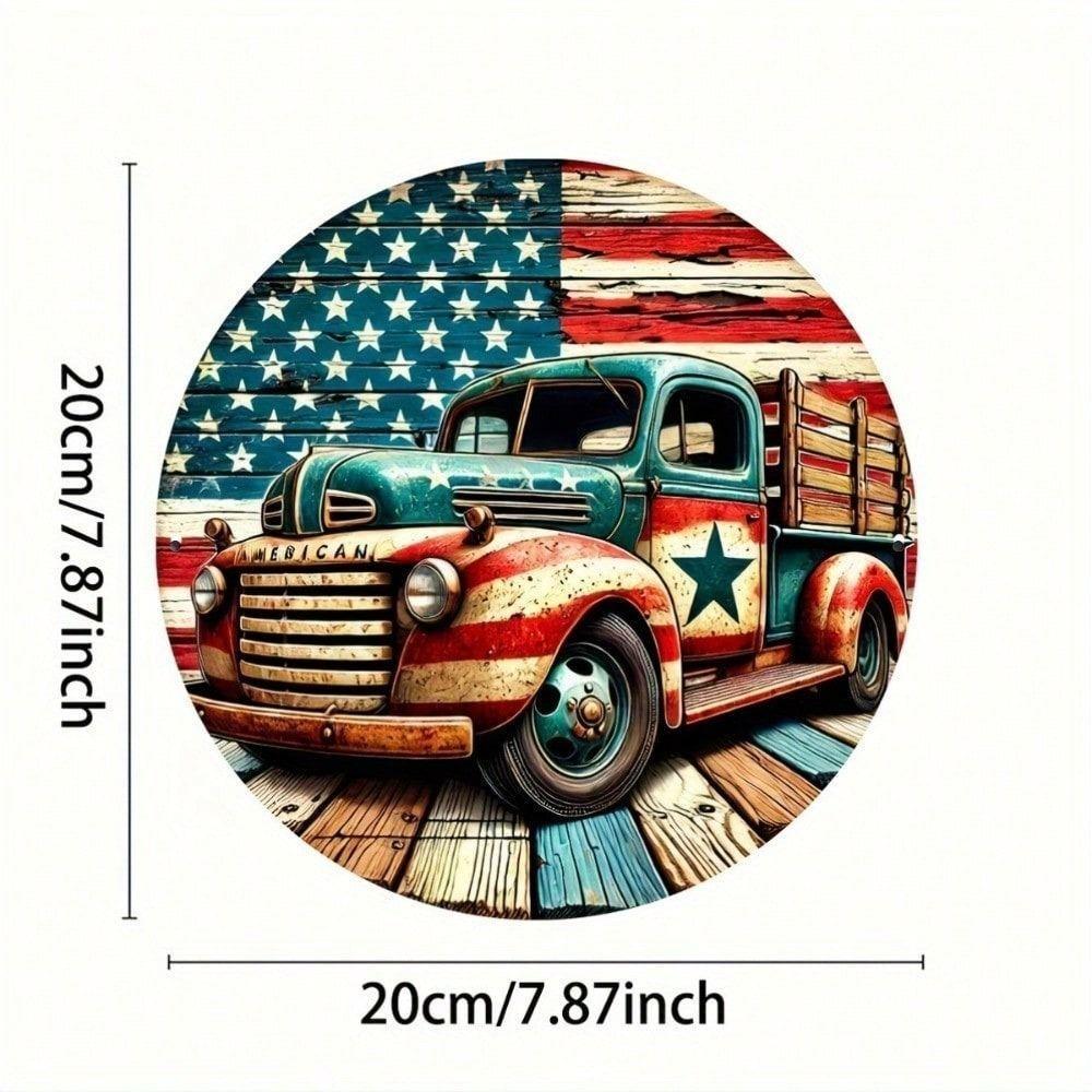 Tin Sign Wall Art Metal Painting 20x20cm Home Decor Vintage Rustic