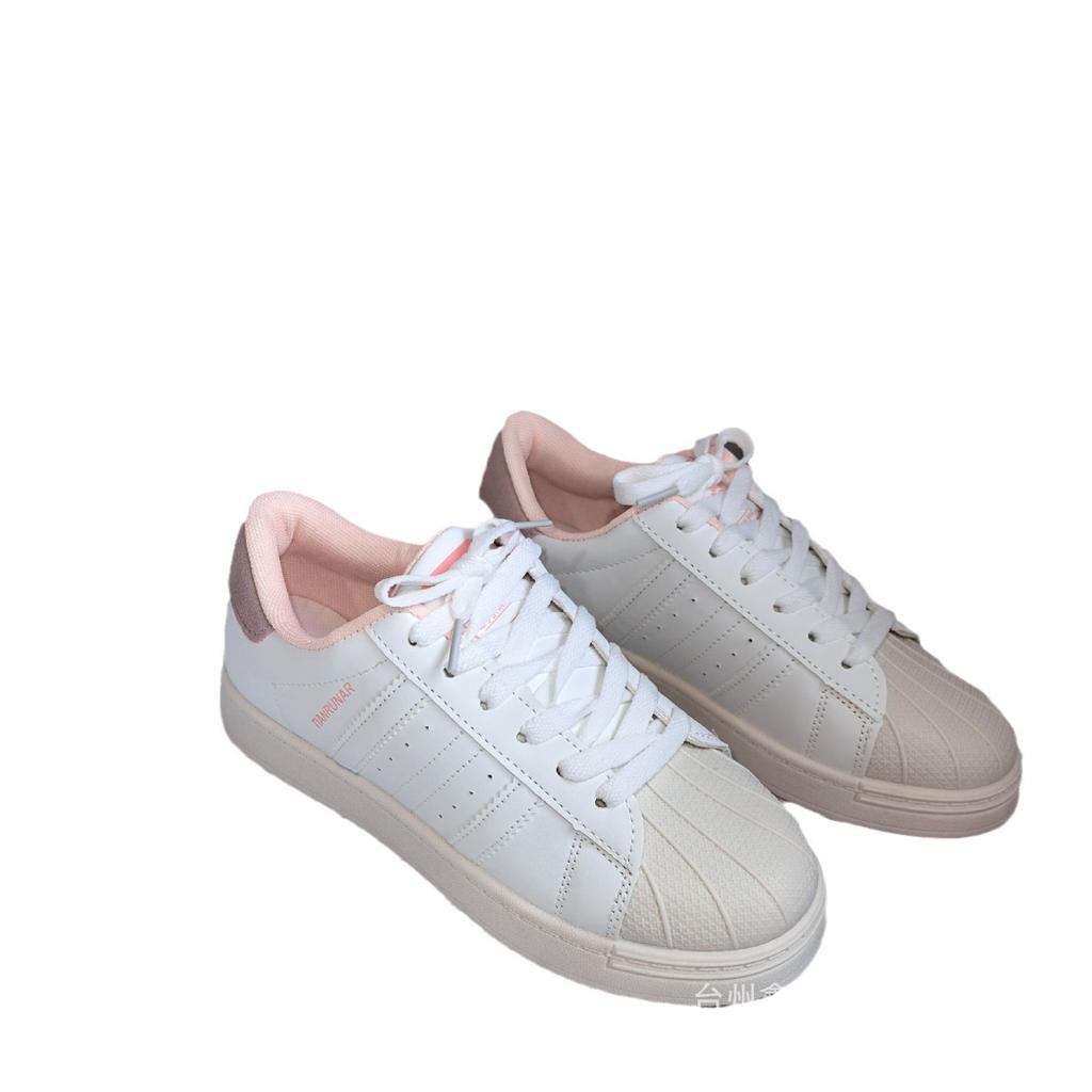 Niche Shell Head Skateboard Shoes Women's 2024 New Cream Student Sports Shoes Ins College Style White Shoes