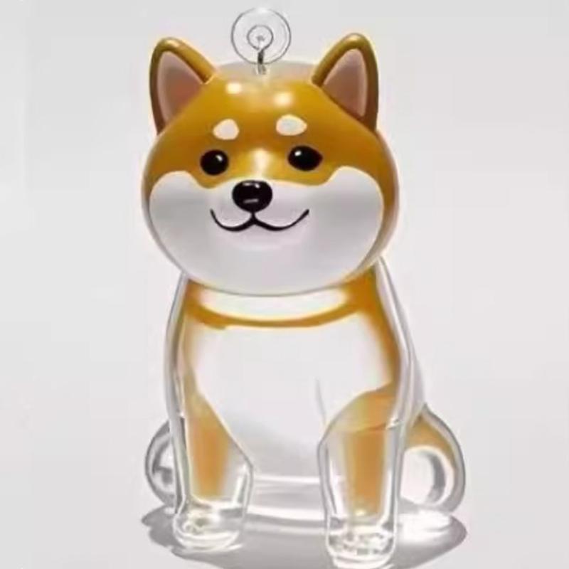 Transparent Fur Storage Box For Puppies Cute Animal Fur Ball Storage Pendant Decoration Commemorative Dust Box Gift