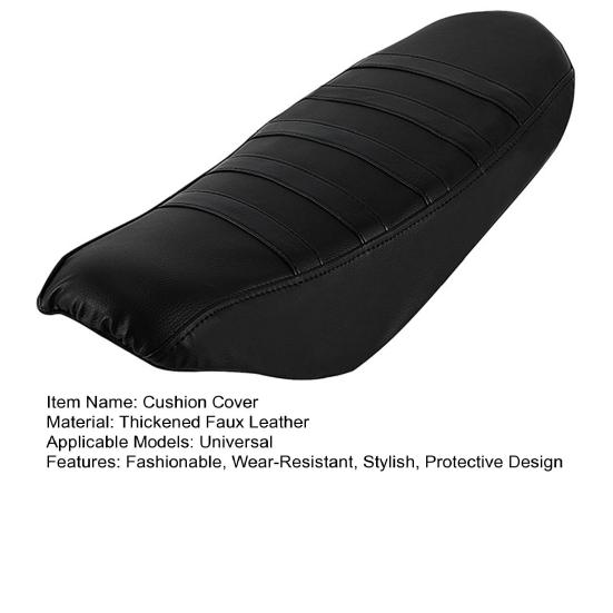 Non-Slip Motorcycle Cushion Cover Wear-Resistant Imitation Leather Motorcycle Seat Protector Compatible Fit for TALARIA MX3/MX4 Motorbike Accessories