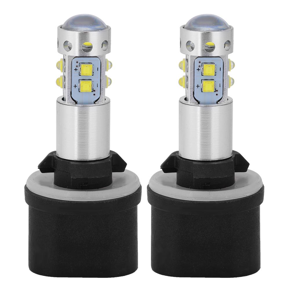 Buy 2pcs 880 899 6000K White 50W LED Headlight Bulbs Fog Light Daytime ...
