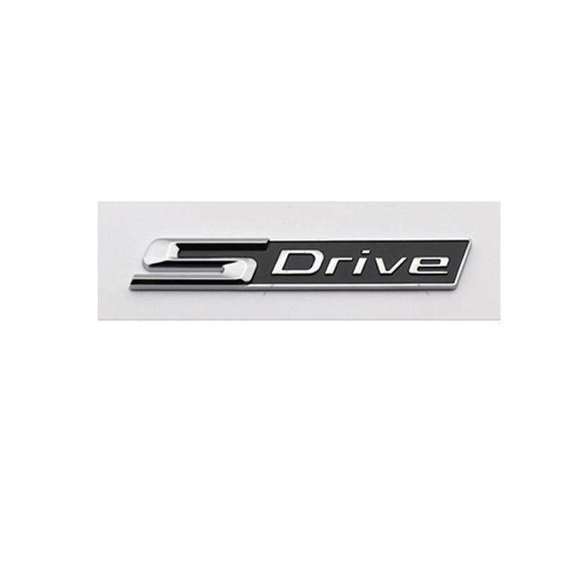 11.1x1.7cm ABS Car Fender Side Emblem Rear Trunk Badge Sticker For BMW XDRIVE SDRIVE E21 E30 E36 E46 E90 F30 G20 G30 G31 G60