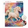 Kit Cavallo Maestoso Perla 5D Fai da Te Arte con Strass Artigianato per Decorazione Scrivania Casa Regalo Rilassante Fatto a Mano