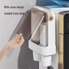 Wall-Mounted Dustproof Paper Cup Dispenser - Punch-Free Cup Storage Rack