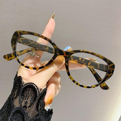 Vintage Ladies Reading Glasses Women Men Trendy Luxury Design Presbyopia Eyeglasses Cat Eye Anti-Blue Light Eyewear