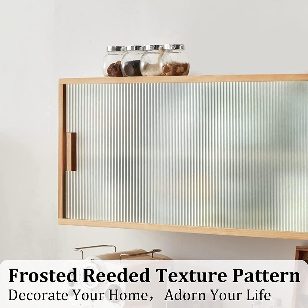 Privacy Self-Adhesive Opaque Window Film for Glass Anti UV Vinyl Decorative Patterned Static Cling Window Stickers for Home