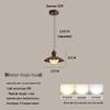 Vintage French Solid Wood Chandelier: Retro Island Counter & Dining Table Lighting Fixture