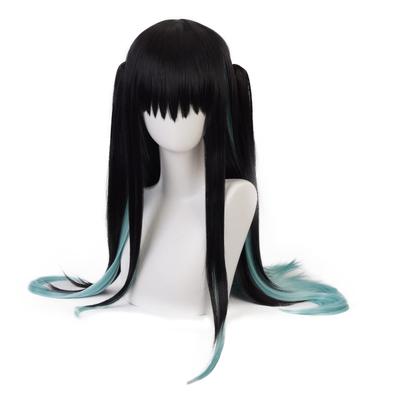 Tokito Muichiro Cosplay Twin Tokito Muichiro Costume Heat Fancy Costume Comes with Wig Perfect for School Cultural and Events Wig, Tails, Wig,