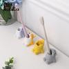 Charming Cartoon Animal Toothbrush Holder - Decorative Bathroom Rack and Storage Ornament