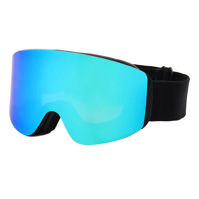 Mountaineering and skiing goggles, outdoor sports glasses, UV protection, double-layer anti-fog, stylish ski goggles for men and women