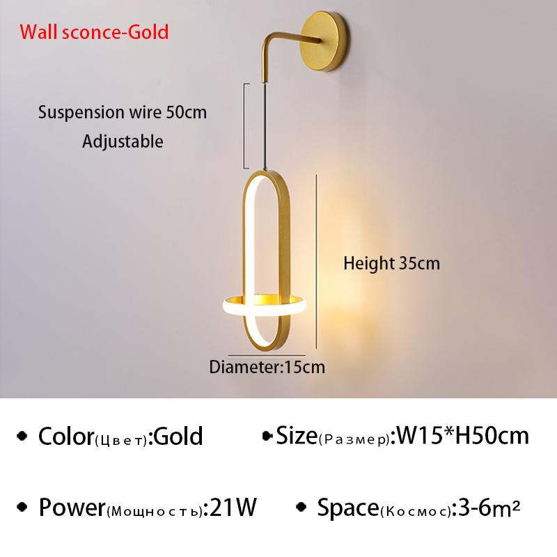 Lampă modernă cu pandantiv cu LED Lampă creativă Dormitor Lampă suspendată de noptieră Studiu Sufragerie Candelabru de interior Dispozitiv de perete