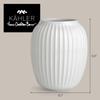 KAHLER Vase H200 White Hammershøi