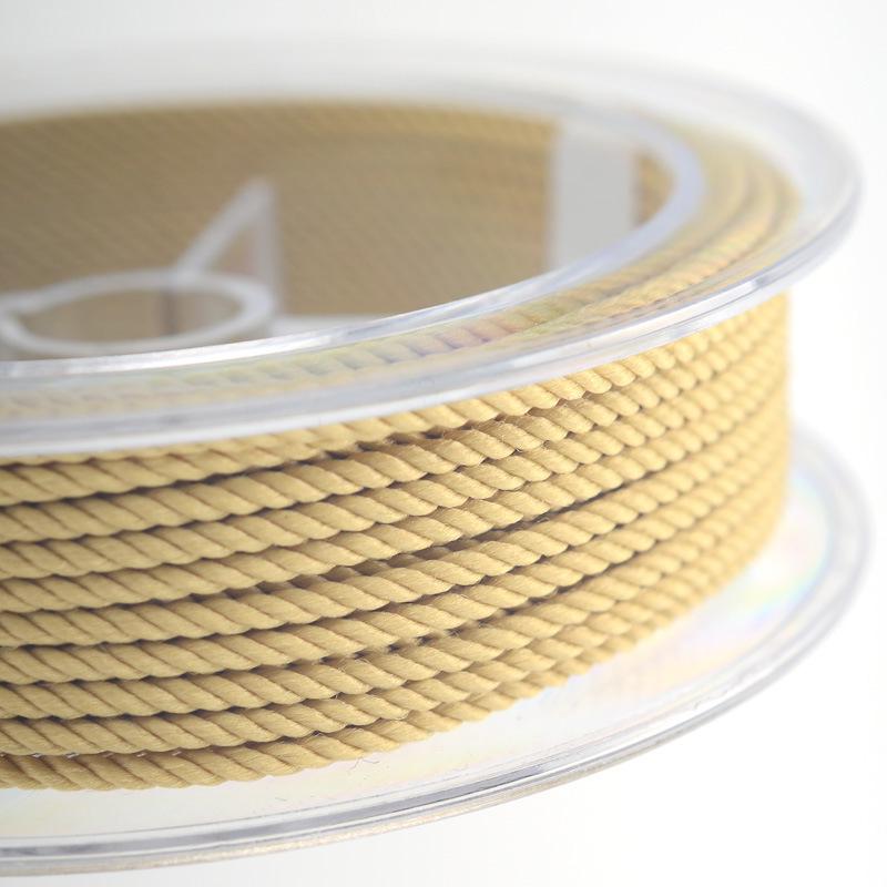 

OAR3mm Milan Hand-Woven Red Rope DIY Bracelet with Jade Bead