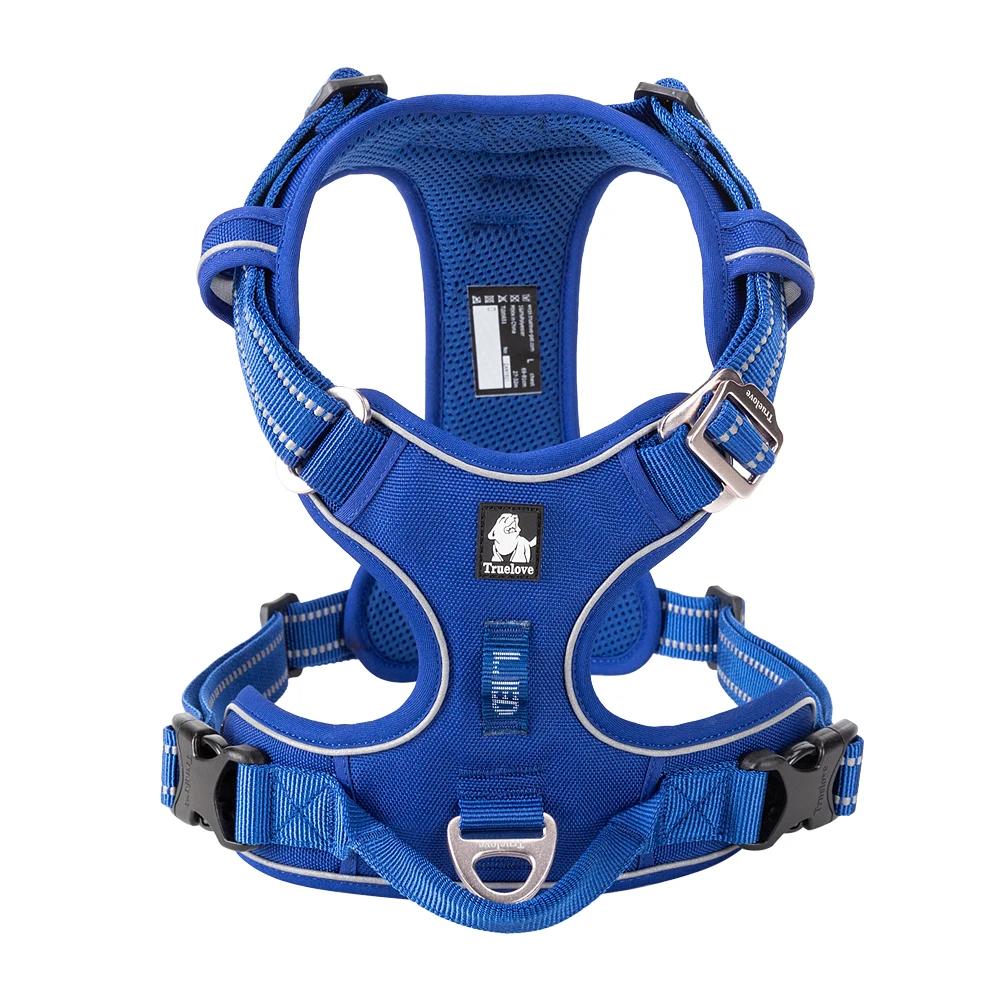 Pet Harness No Pull Nylon Reflective Dog Harness Adjustable Comfortable Control Step-In Brilliant Truelove Tlh5654