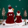 30/40cm Santa Claus Decoration Christmas Tree Ornaments Santa Claus Doll Grandpa and Grandma New Year Home Decoration Happy NewYear