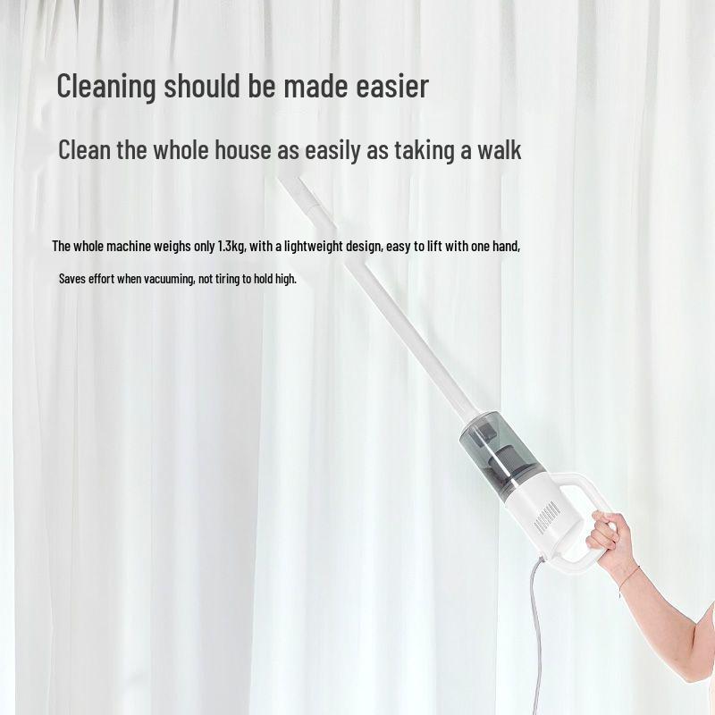 Corded Handheld Vacuum Cleaner: Lightweight, Powerful Suction, Mopping, Multi-Functional, Bed Mite Removal