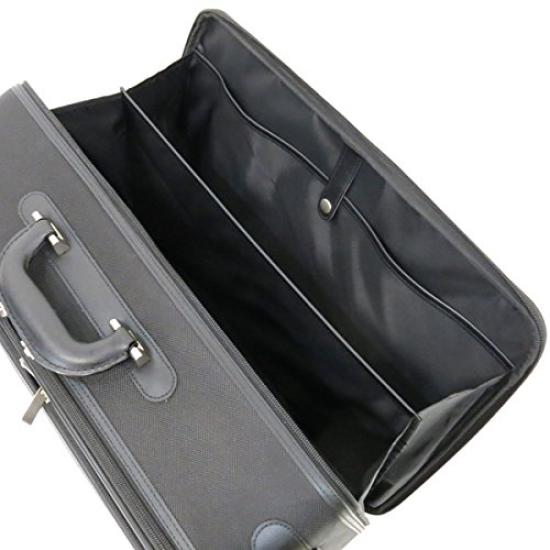 Wellington Soft Attache Case with A3 Y-Shaped Folder, Business Bag for Men, 48cm, 21217