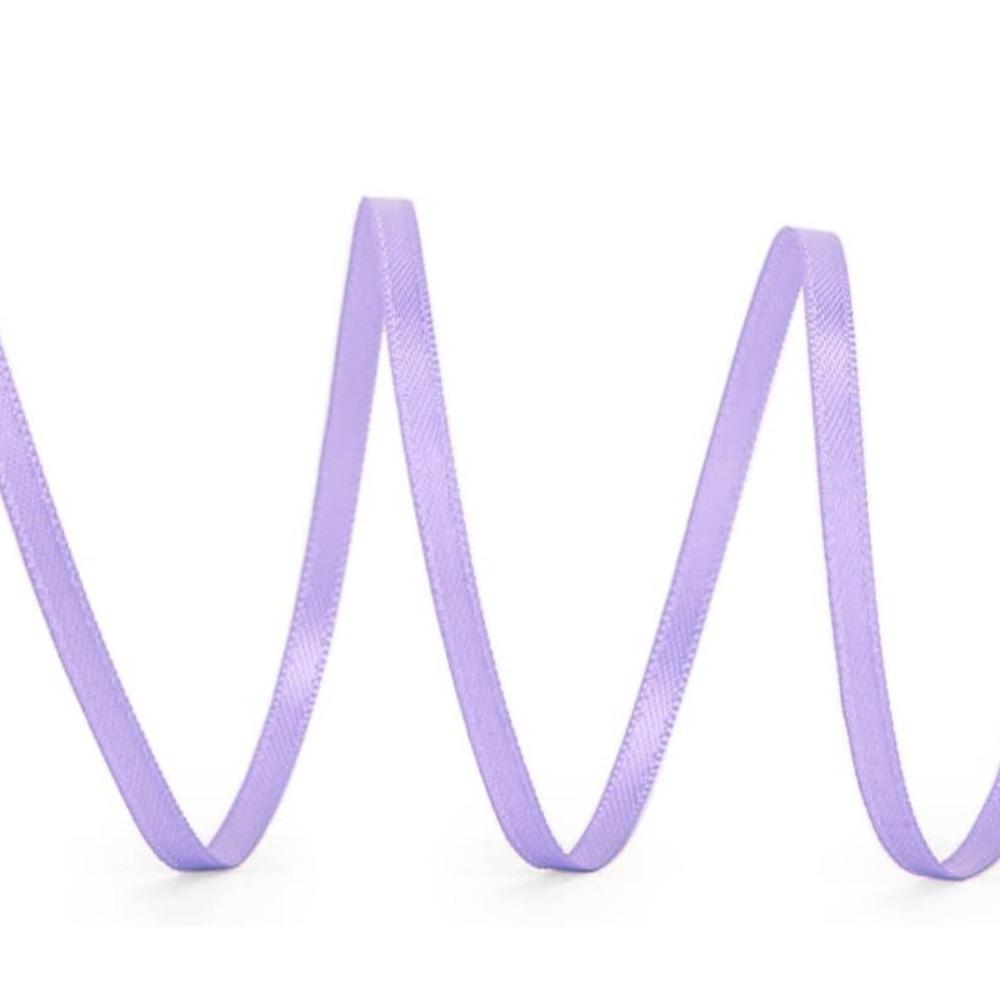 Multi-purpose 50Yards/Roll Thin Ribbon 3MM Double-Sided Balloon Ribbon Solid Color Flower Packaging Ribbon Gift Wrapping