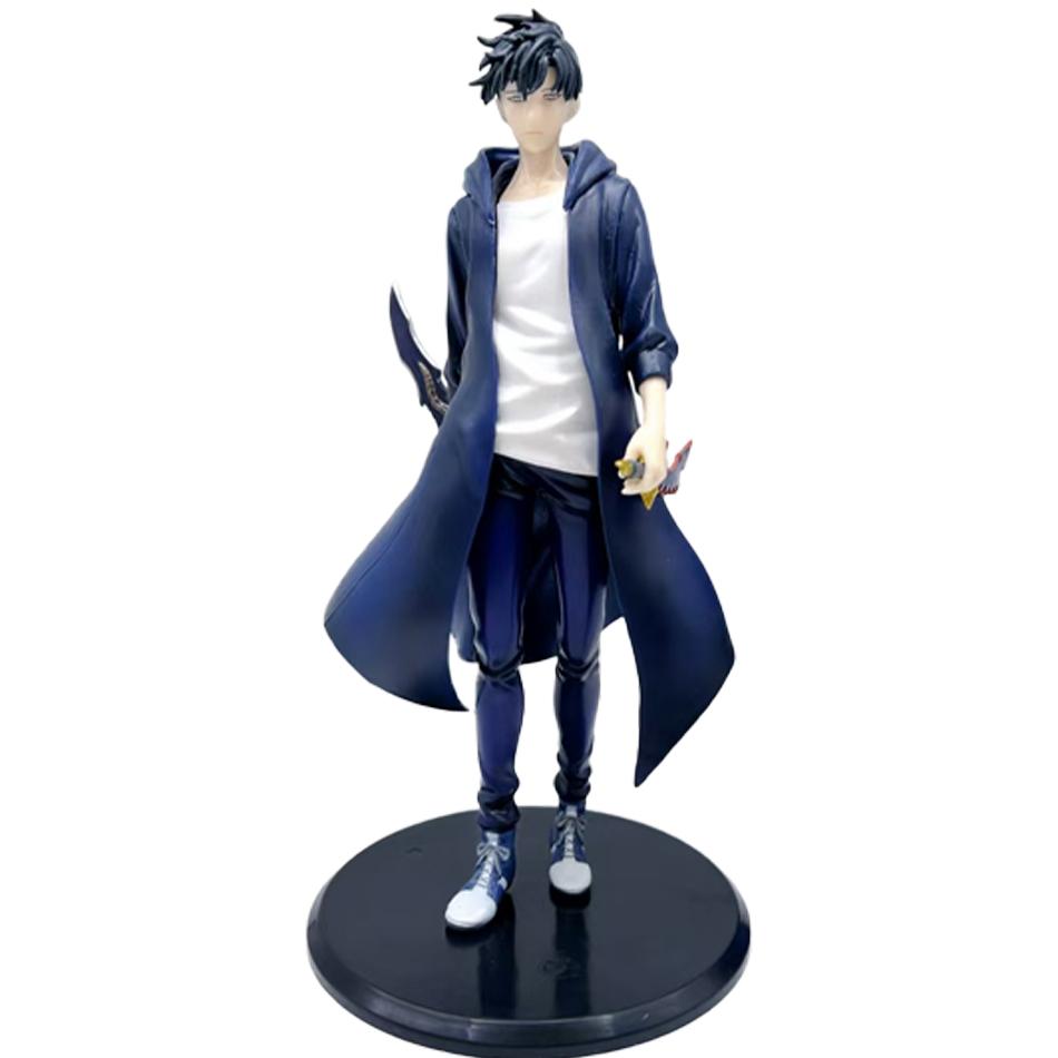 

Solo leveling sung jinwoo anime figure mineral dartal level up in ken shun mizushino action figure collectible model doll gifts