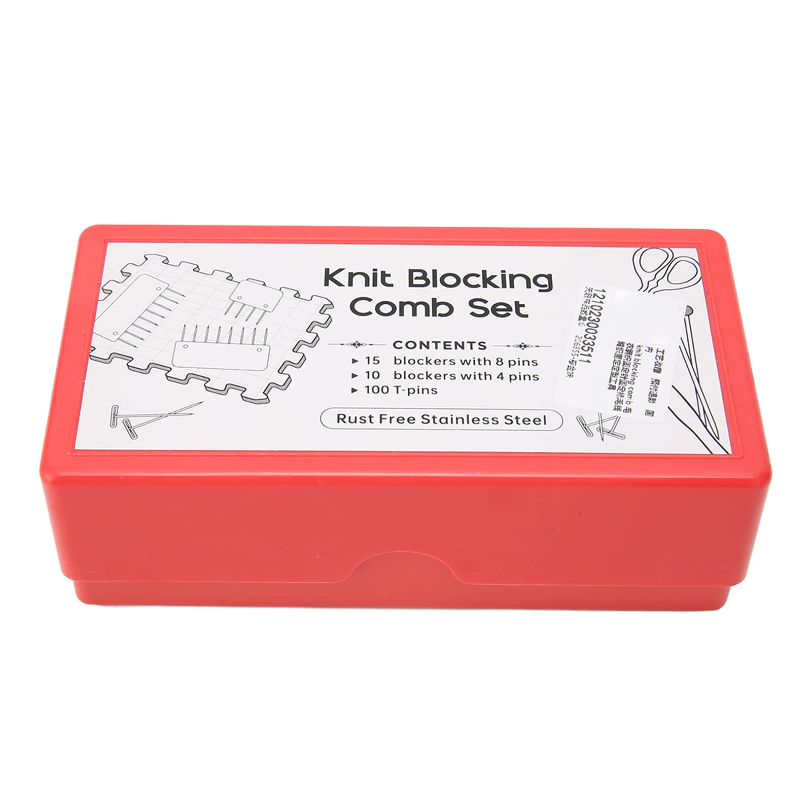 

Гребень для блокировки вязания Легко и Блокировка Идеальный подарок для вязания и друзей Набор, Установить, 8-контактный 4-контактный гребень, Энтузиасты, Мамы,