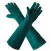 60CM Animal Handling Gloves – Bite Scratch Resistant Flexible and Durable for Pet Care Gardening Outdoor Use | Leather Gloves for Dogs Cats Repti