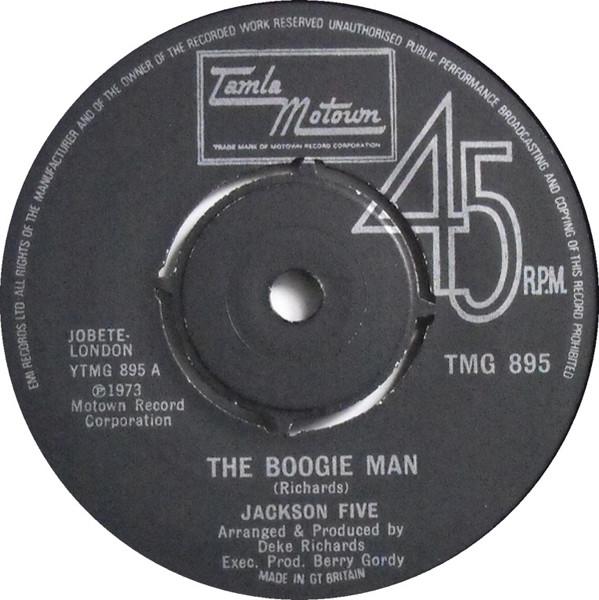 

7inch Record JACKSON 5 - The Boogie Man TMG895 Tamla Motown 1973 UK Soul/Funk Used