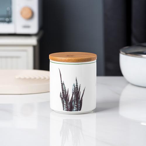 Food Grade Sealed Jar Ceramic Storage Jar Household Kitchen Grains Storage Jar Nut Tea Coffee Storage Box/collection Utensils