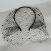 French Style Bride Veils Satin Bow Wedding Headband Exquisite Bridal Headwear  Tiara