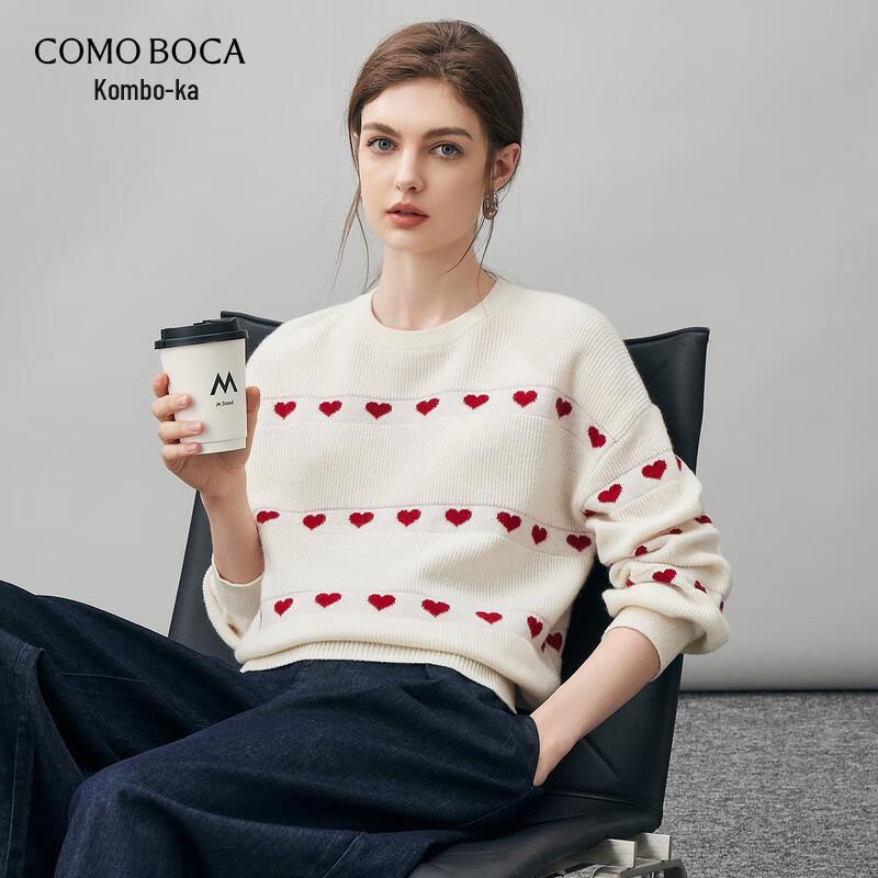 

Женский осенне-зимний жаккардовый кашемировый свитер XL