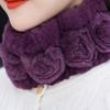 Woman Autumn Winter Warm Hat Otter Rabbit Fur Hat Versatile Ear Protection Cap Knitted Fur Hat Scarf Set