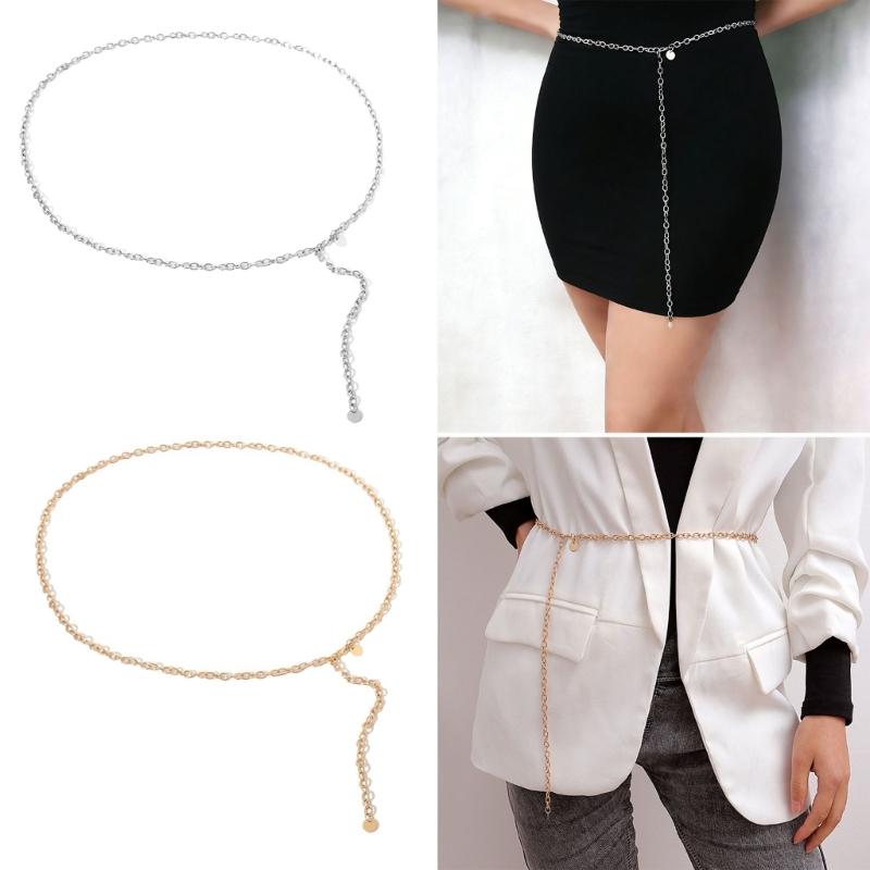 Versatile Single Layer Waist Chain Sequins and Pendant Accessory Perfect for Parties Event or Daily Wear Shows Elegantly
