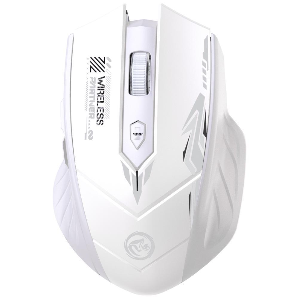 Rechargeable Bluetooth Silent Wireless Gaming & Office Mouse - Customizable Logo, Laptop Accessory