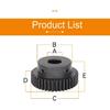 1 шт. Моторна шестерня 1M-80T/90T/100T/110 зубців SC45# Вуглецева сталь Високочастотна гартування Зубчасте колесо Розмір отвору 8/10/12 мм