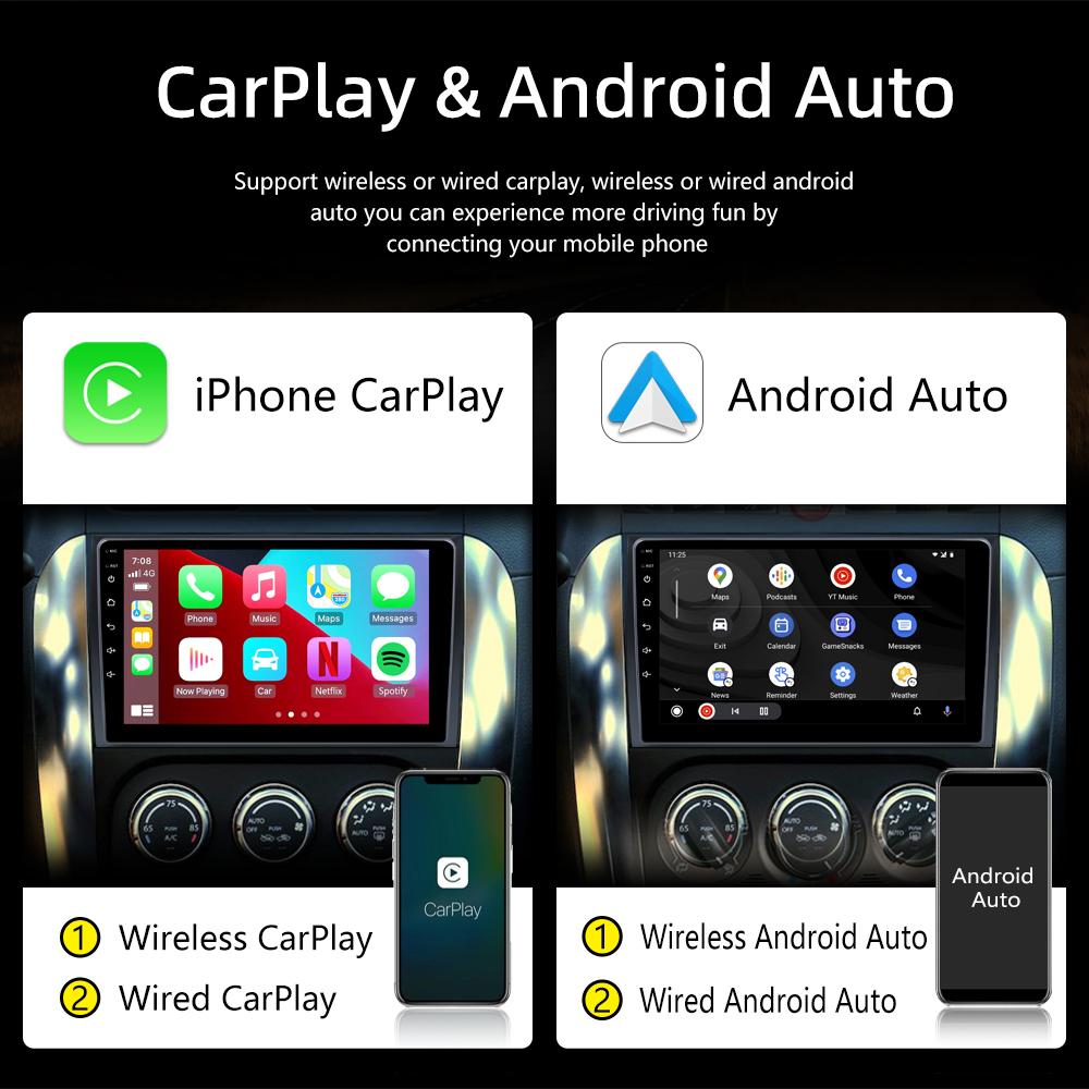 Reakosound Android 9'' HD Mirror Car Radio Player Universal Bluetooth GPS Navigation Audio WIFI For 2006 - 2016 Suzuki SX4