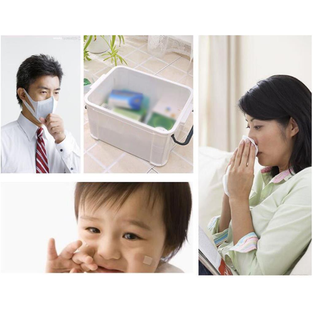 First Aid Kit Plastics Pouch Supplies Dust-proof Storage Cases Convenient Simple Style Household Supply Medical Case
