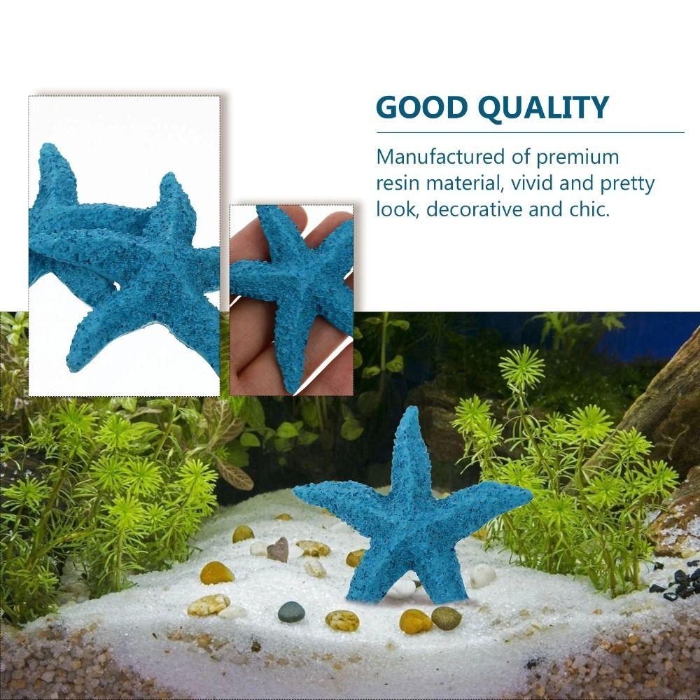 Cute Starfish Ornaments Mini Sea Stars Decoration Fish Tank Ornament Simulation Starfish  Fish Tank