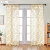 1PC LOZUJOJU 10% Blackout Tulle Simple and Versatile European Jacquard Sheer Curtain for Kitchen Living Room Bedroom Balcony Window Home Decor