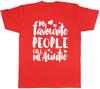 My Favourite People Call me Auntie Unisexs Ladies TShirt Tee