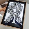 New Versatile Imitation Silk with Suit Silk Scarf Fashionable Women's Small Square Silk Scarf French Spring and Autumn Scarf