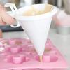 Justerbar håndholdt baketraktverktøy Kremrøre Sjokolade væskedispenser Bakeform Cookie Cupcake Pannekake Bakeverktøy