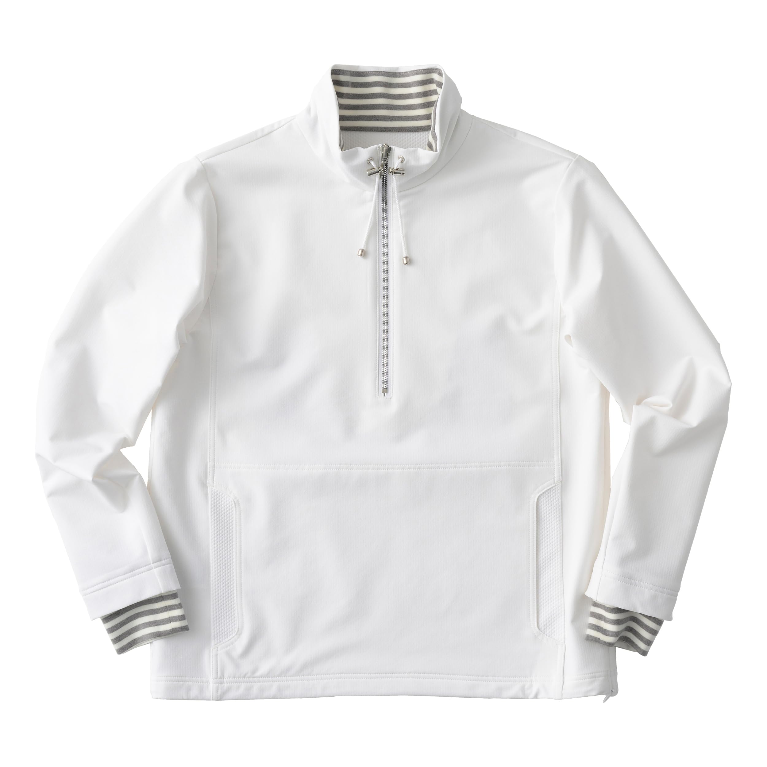 

L fleece lining stretch pullover [Patrick] білий