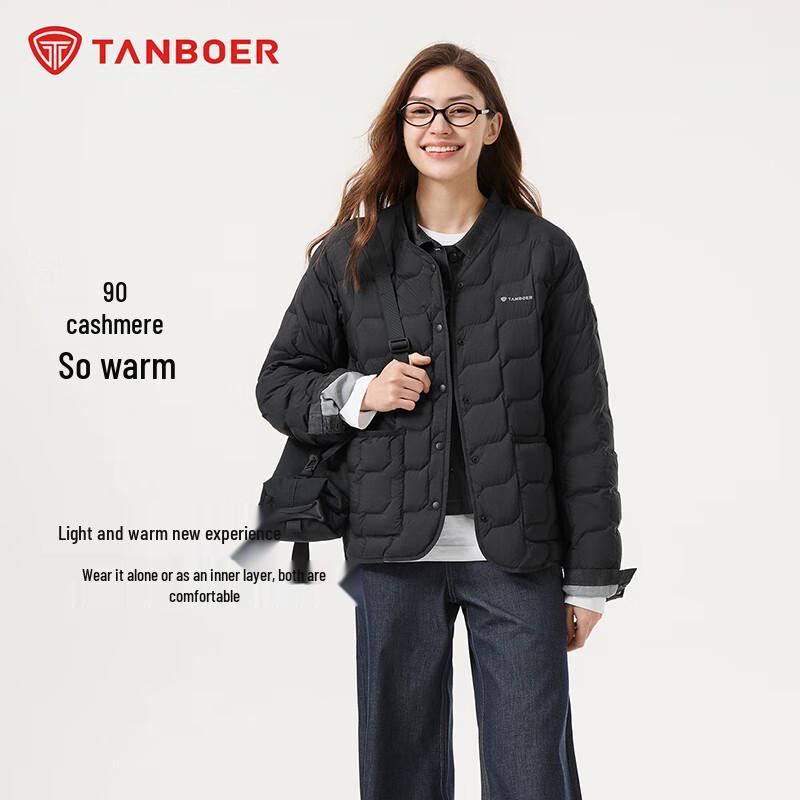 

Tanboer Women s Short V-Neck Versatile Warm Down Jacket Liner TB5330152A XL 175