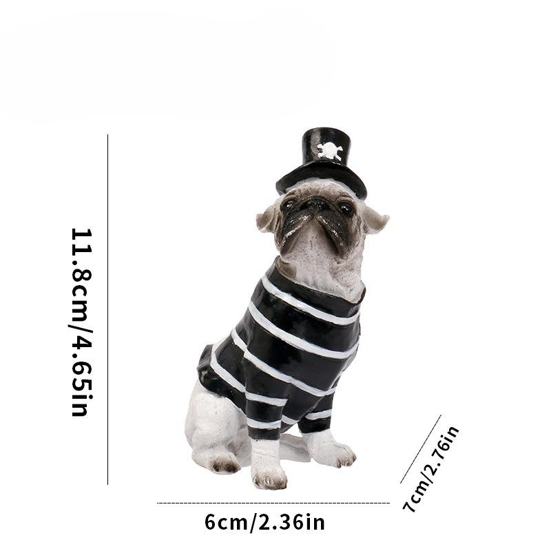

Halloween Decoration Pet Dog Witch Resin Figurine, Pet Store Decoration Item Pirate