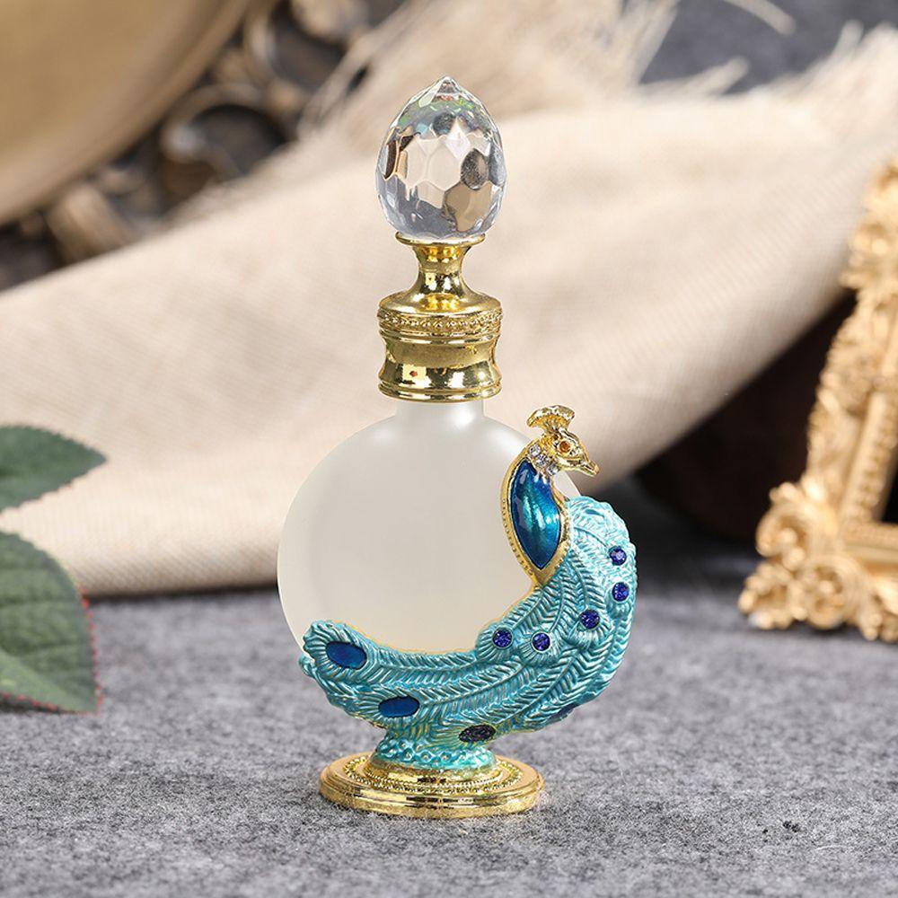 Gifts Metal Crystal Refillable Bottle Oils Dropper Bottle Perfume Bottle Empty Cosmetics Container