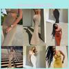 Dresse Maxi Spaghetti Strap Hollow Out Bodycon Dress Backless Cut Out Wrap Dress