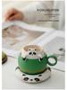 Panda Office Tea & Coffee Cup with Saucer Set - Chengdu Souvenir Gift