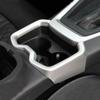 Silver Interior Water Cup Holder Frame Cover Trim Fit For Toyota RAV4 2019-2022